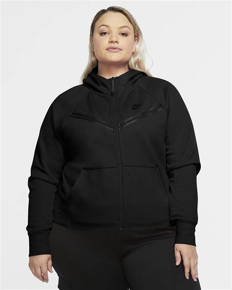 nike sportswear tech fleece women's oversized full-zip hoodie cape